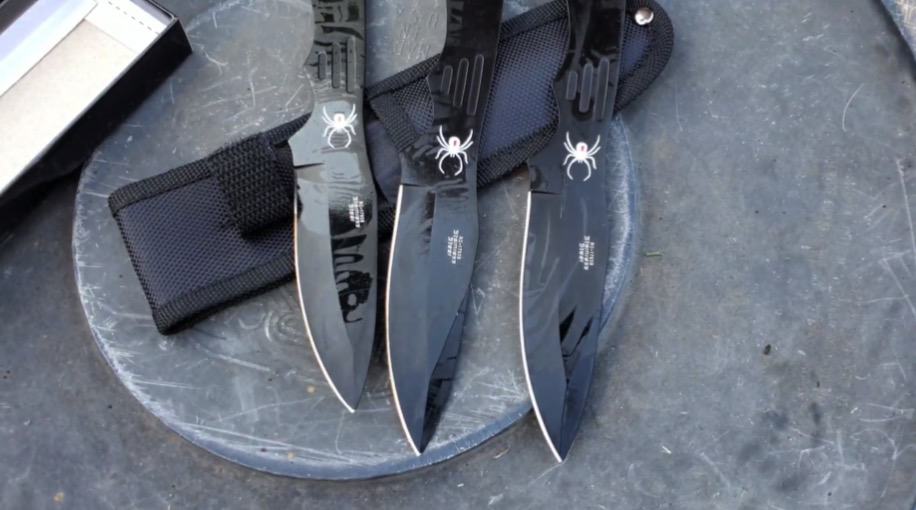 Perfect Point RC-1793B Throwing Knife Set - Bugoutbill.com