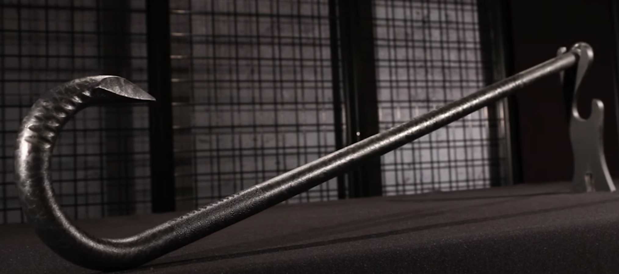 The cane as a weapon Bugout Bill